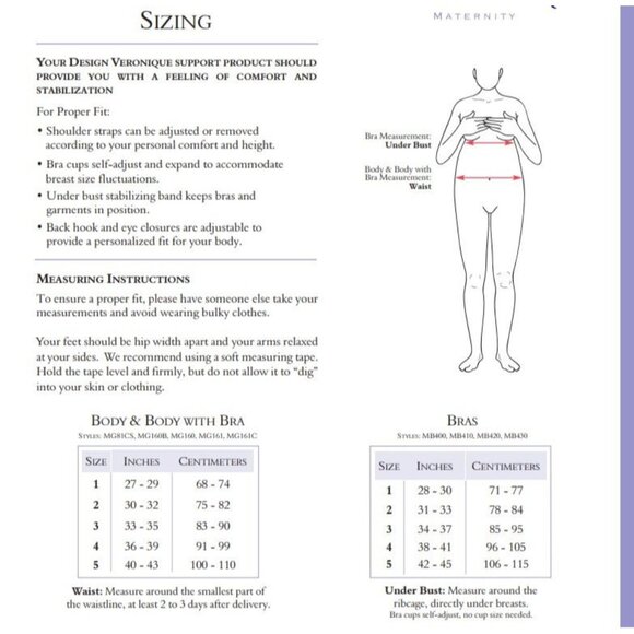 Design Veronique maternity mid‎ body support mid thigh sz 4 - Picture 10 of 10